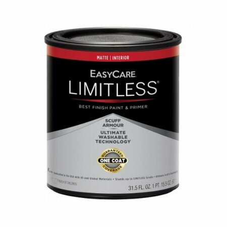 GOURMETGALLEY 1 qt. EasyCare Limitless Interior Matte Paint & Primer Pastel Base GO3859450